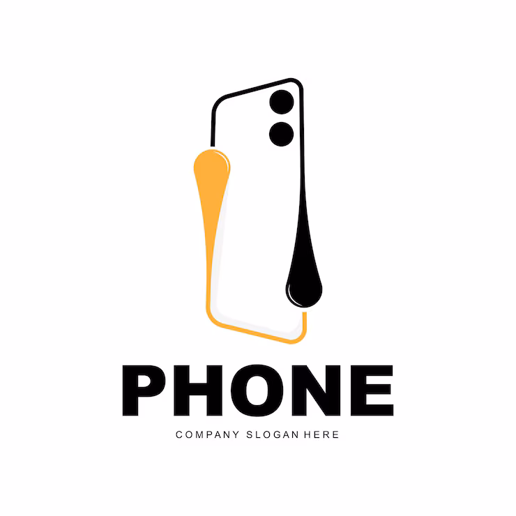 smartphone logo communication electronics vector modern phone design company brand symbol 638875 2356